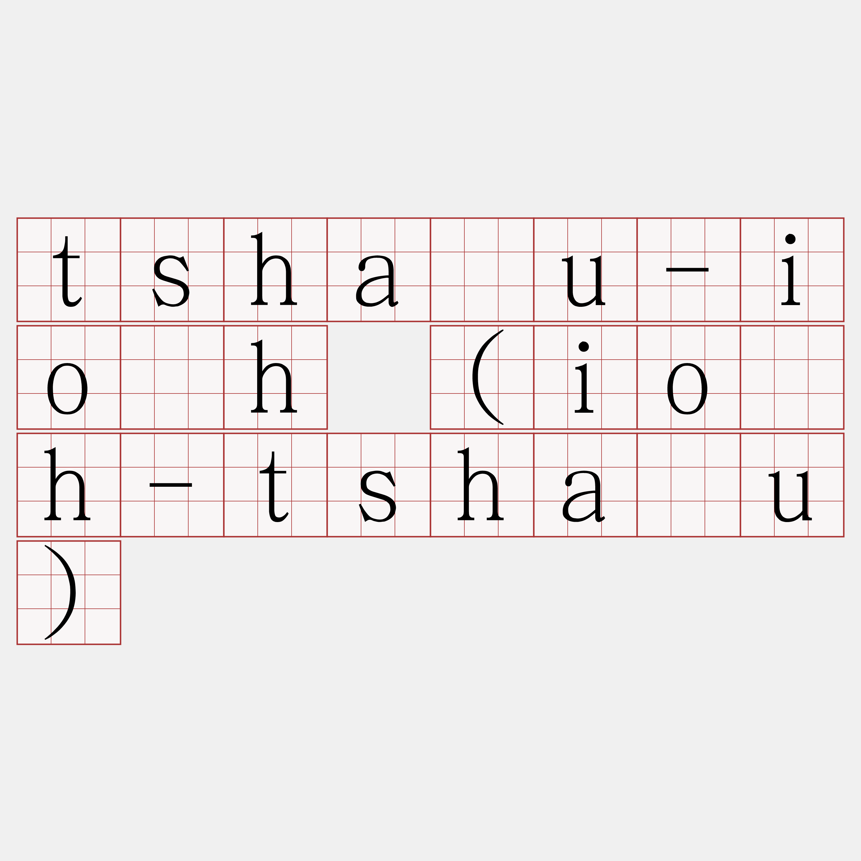 tsháu-io̍h (io̍h-tsháu)